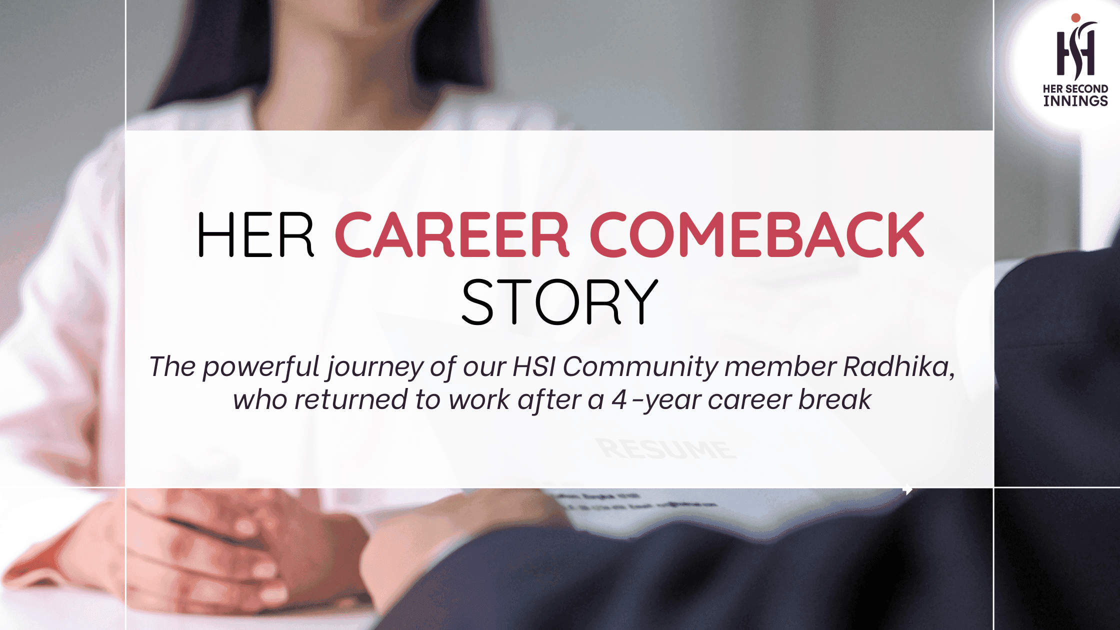 MOM Magic: Radhika's Career Come Back Story