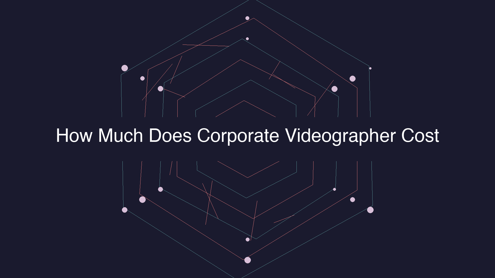 How Much Does Corporate Videographer Cost