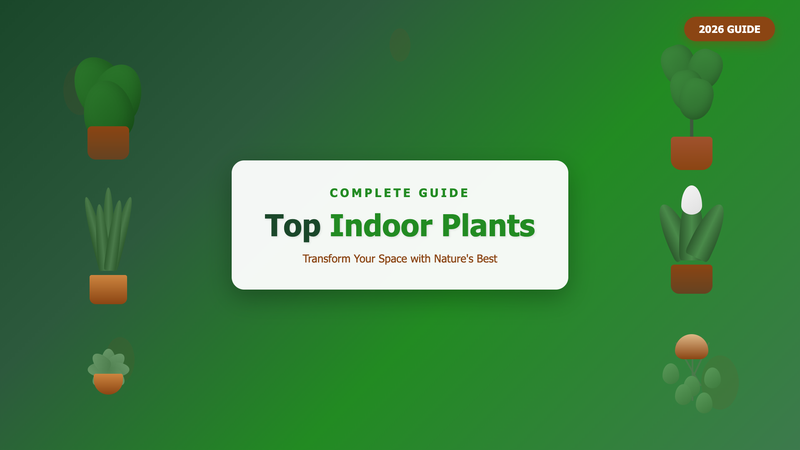 Top Indoor Plants: Complete Guide for 2026