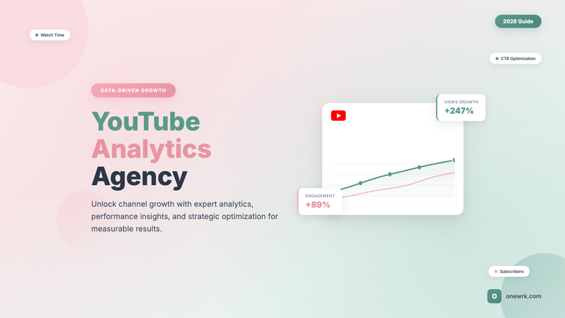 Youtube Analytics Agency: Complete Guide for 2026