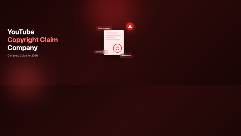 Youtube Copyright Claim Company: Complete Guide for 2026