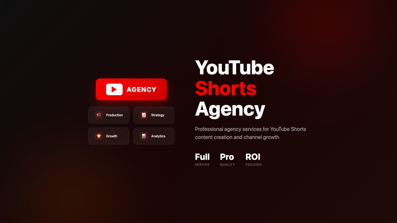 YouTube Shorts Agency