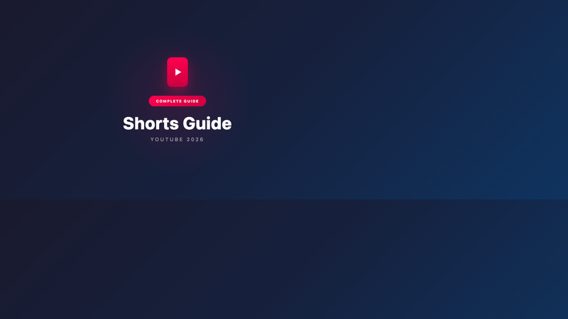 Youtube Shorts Guide: Complete Guide for 2026