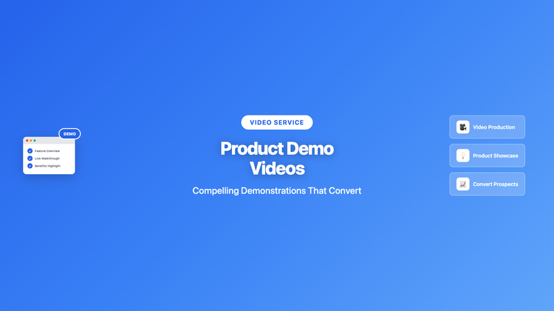 Product Demo Videos - Convert Prospects with Compelling Demonstrations