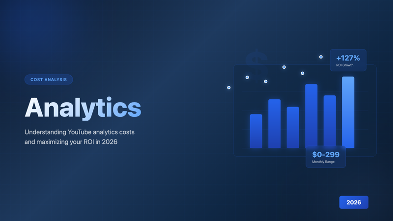 Youtube Analytics Cost: Complete Guide for 2026