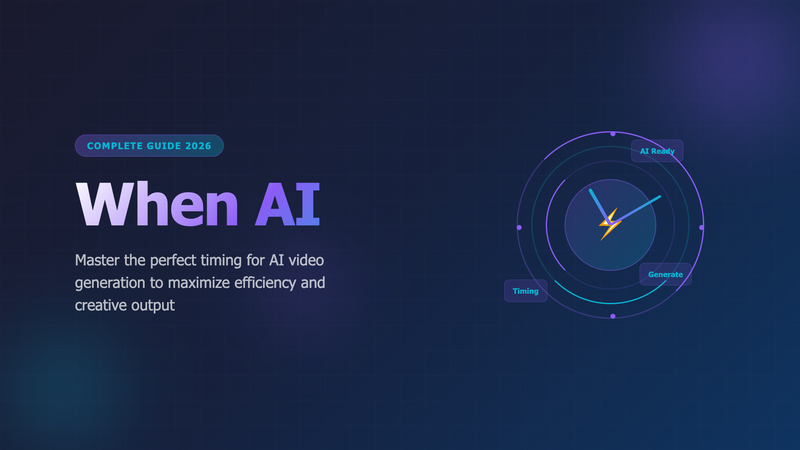 When To Use Ai Video Generator: Complete Guide for 2026