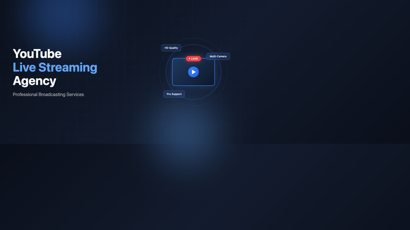 YouTube Live Streaming Agency