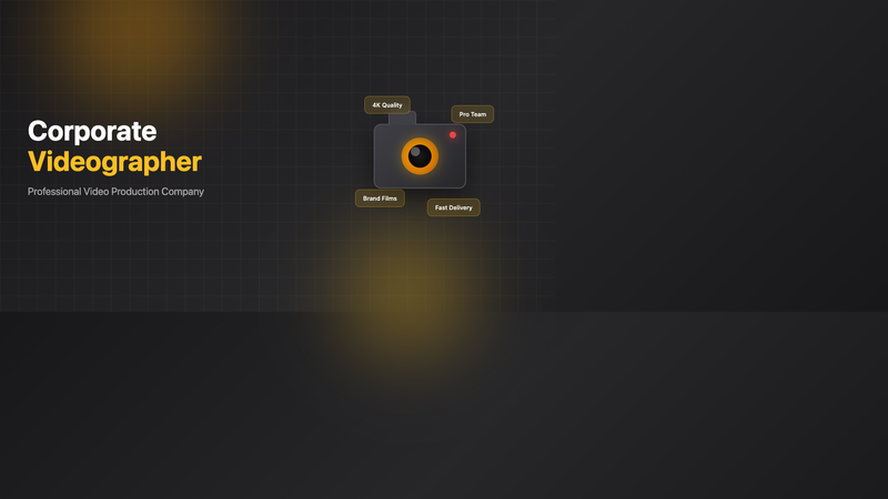 Corporate Videographer Company