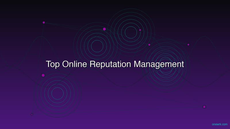 Top Online Reputation Management