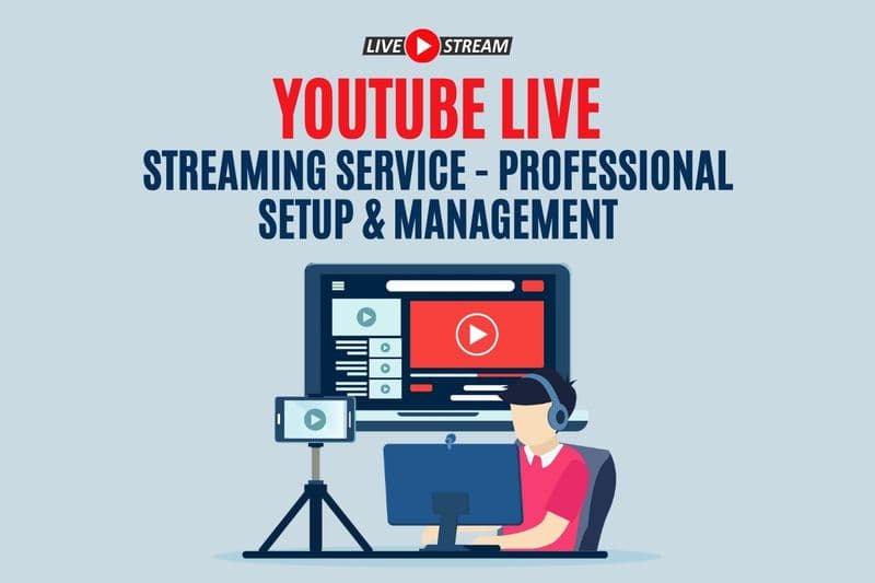 YouTube Live Streaming Service - Professional Setup & Management