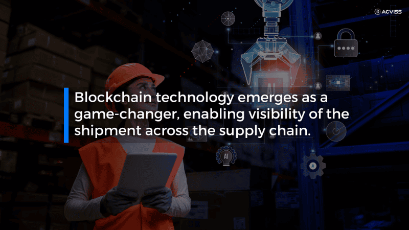 Blockchain in supply chain logistics