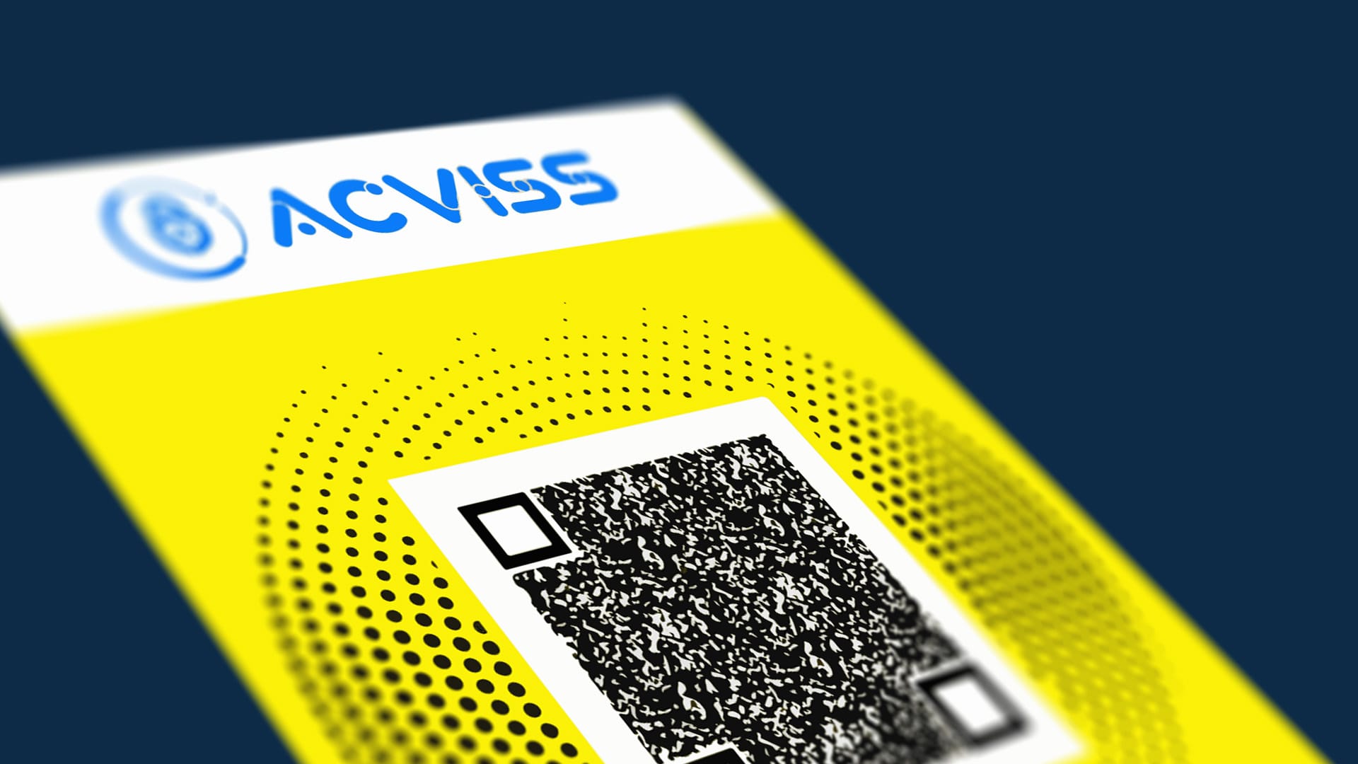 acviss yellow label ai powered anti-counterfeiting non cloneable label
