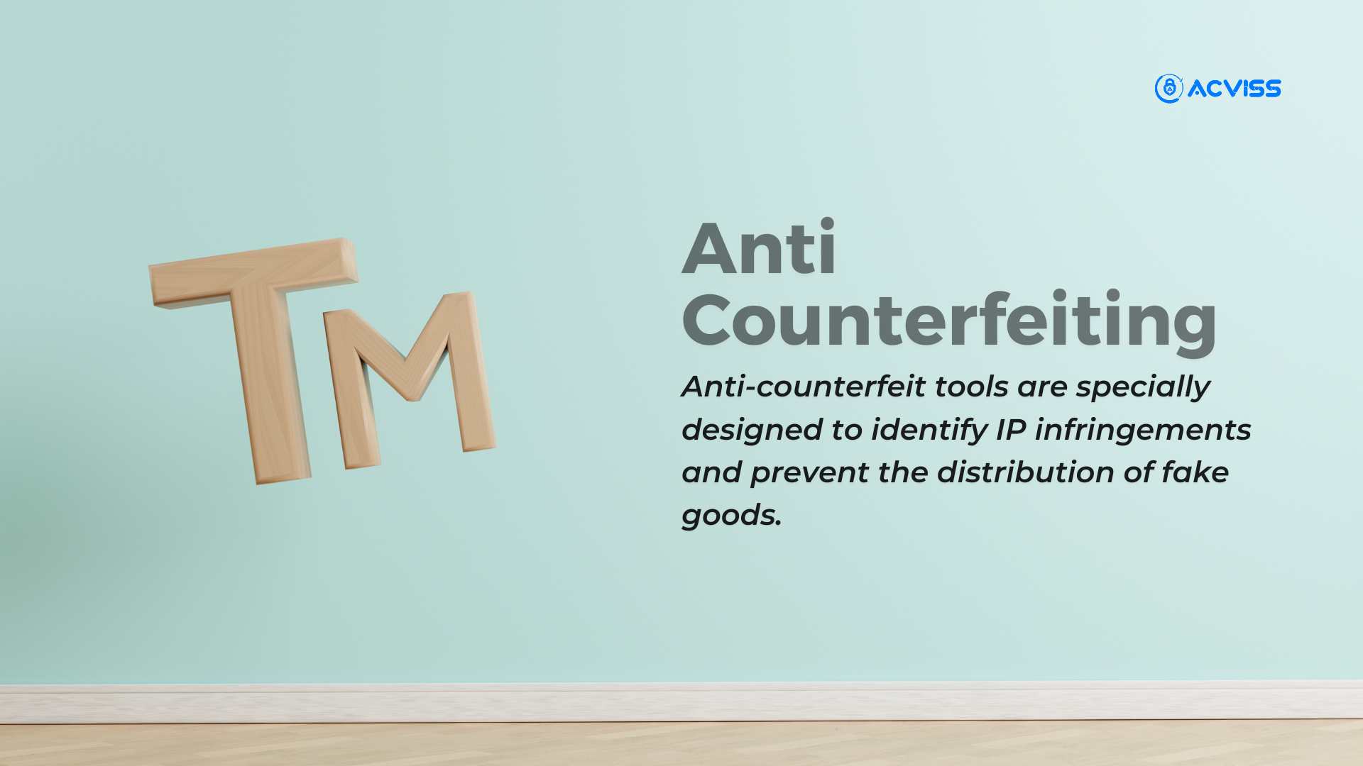 Anti-counterfeiting Intellectual Property Infringement