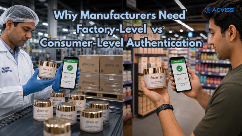 Factory-Level vs Consumer-Level Authentication: Why Manufacturers Need Both