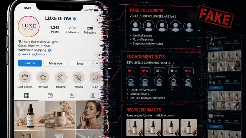 How Counterfeiters Build Social Proof with Fake Reviews, Influencers &Verified Badge