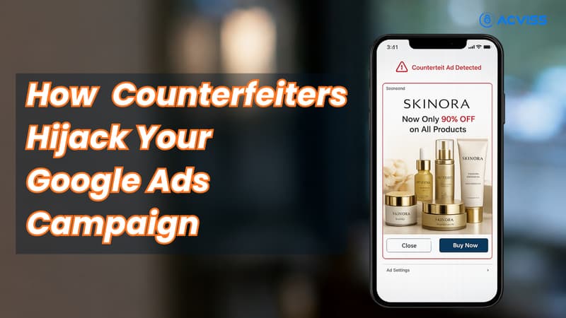 How Counterfeiters Weaponise Google Ads with Brand Keyword Hijacking