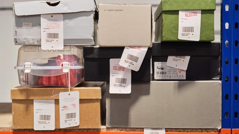 A large collection fake designer bags were found in an investigation in UK.