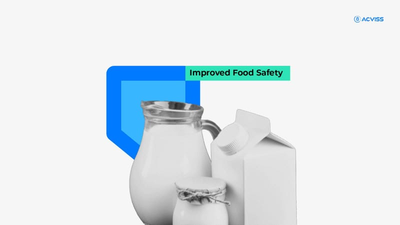 Traceability in dairy supply chain enables improved food safety.