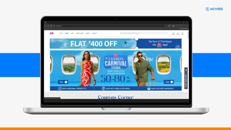 Myntra d2c brand discovery platform