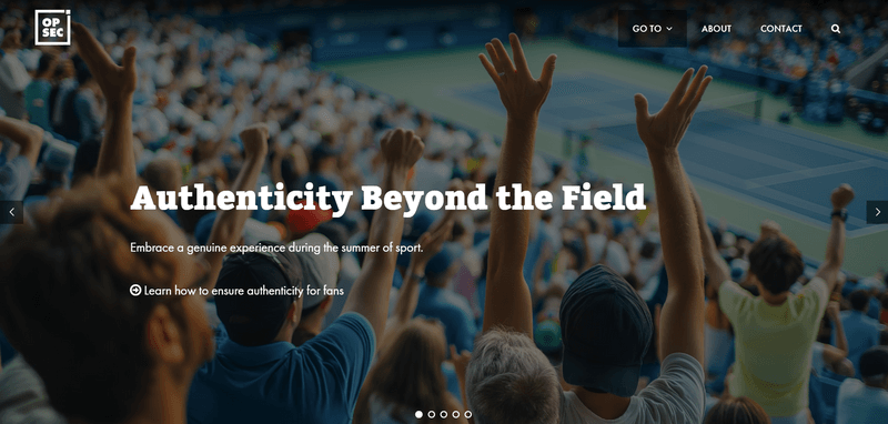 Opsec security for brand protection and anti-counterfeiting