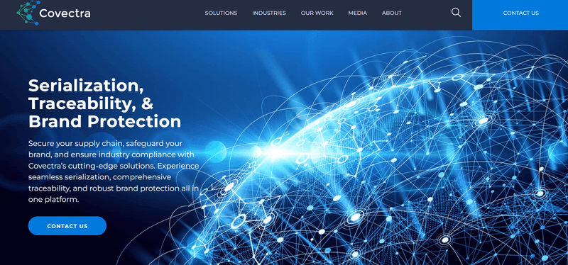 Covectra supply chain track and trace solution