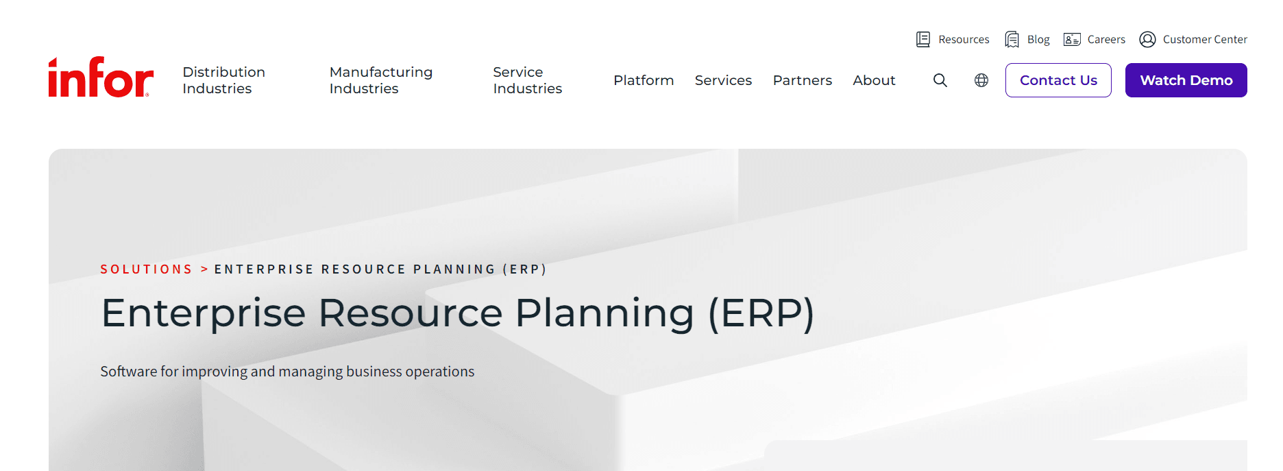 Infor Cloudsuite Industrial
