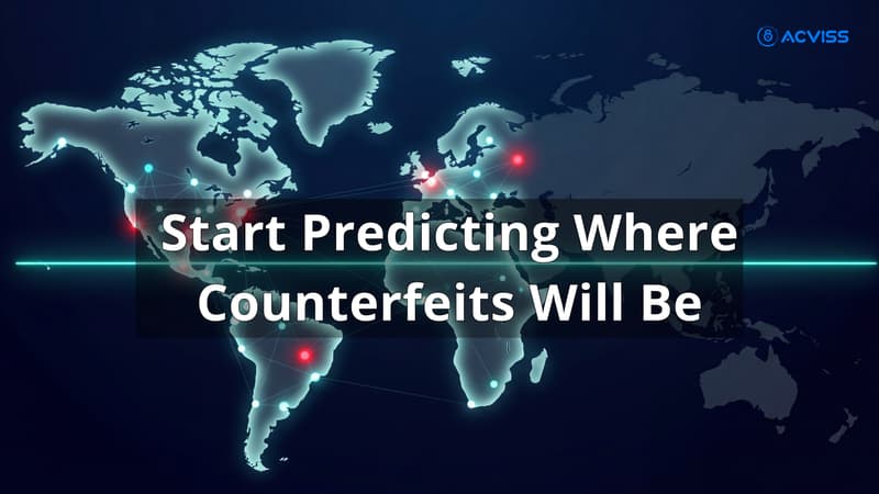 Stop Reacting to Counterfeits, Start Predicting Where They'll Appear Next