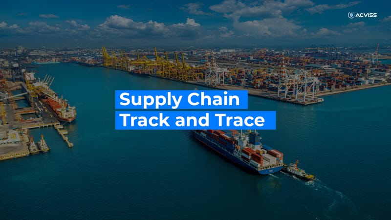 Supply chain track and trace technology