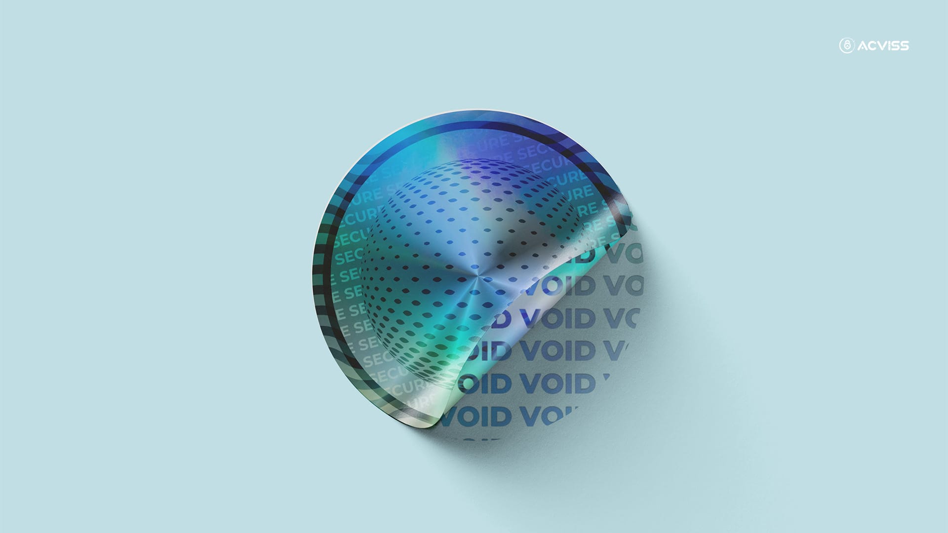 acviss hologram label have tamper evident technology