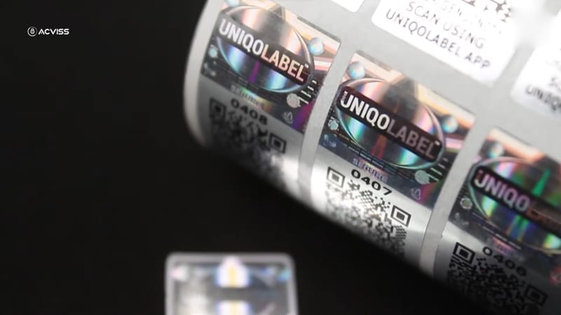 Uniqolabel by Acviss - Security hologram labels for anti-counterfeiting