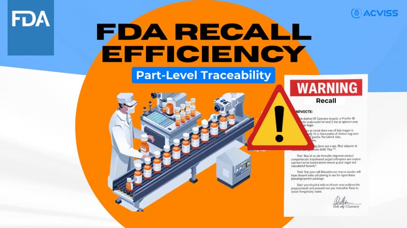 Why FDA Recall Efficiency Depends on Part-Level Traceability