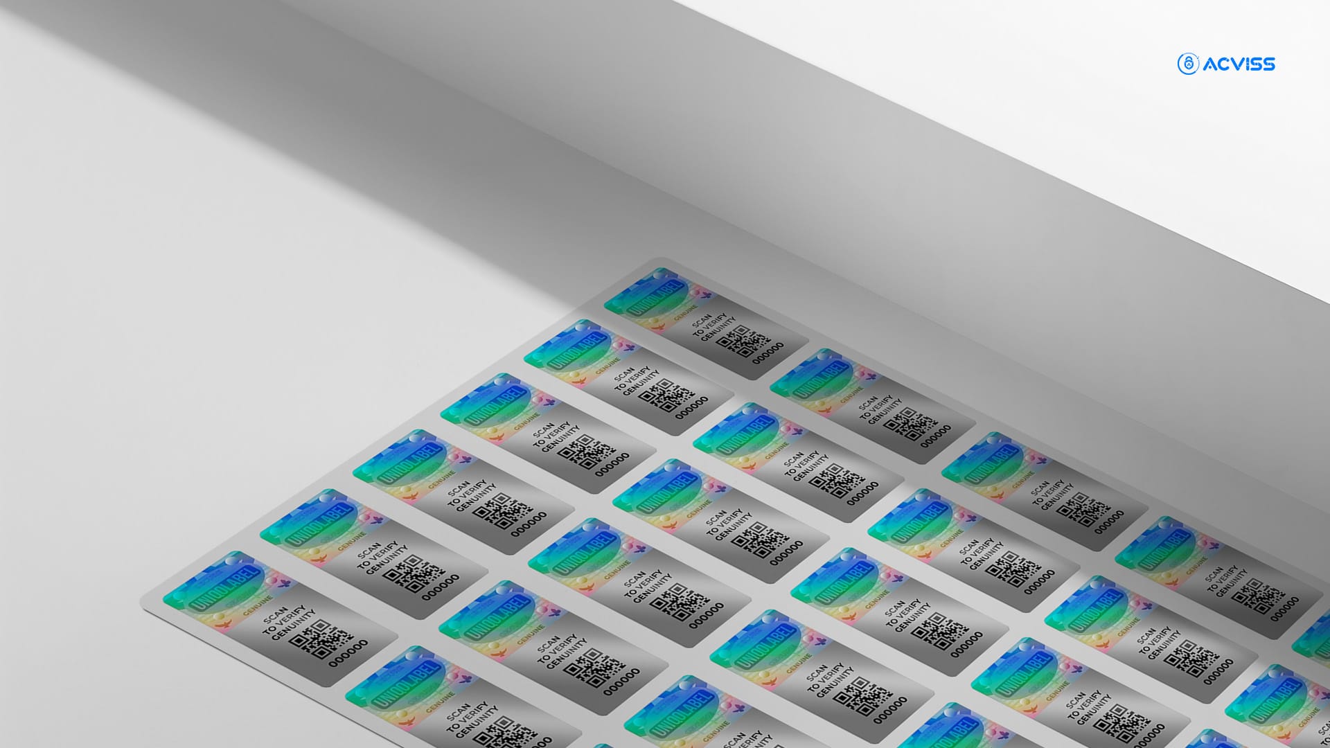 hologram sticker for brand protection