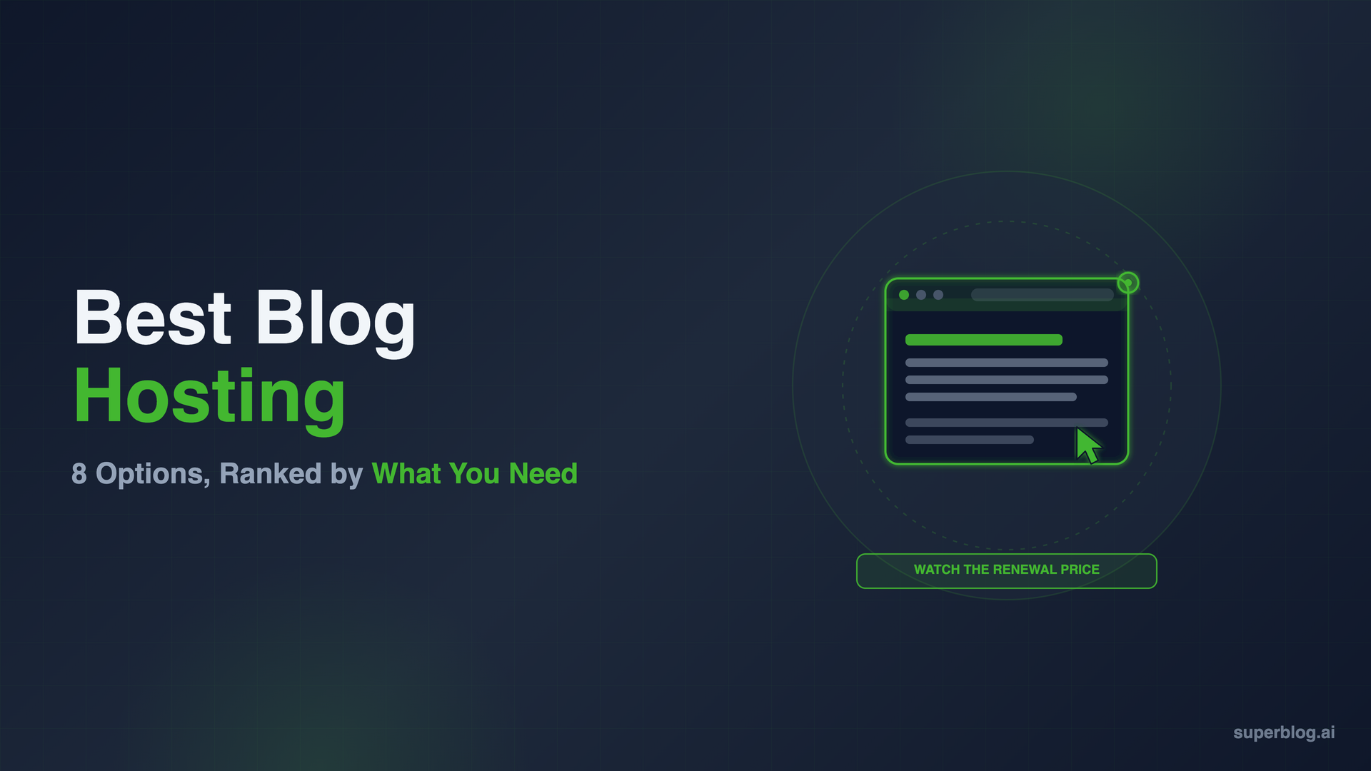 Best Blog Hosting
