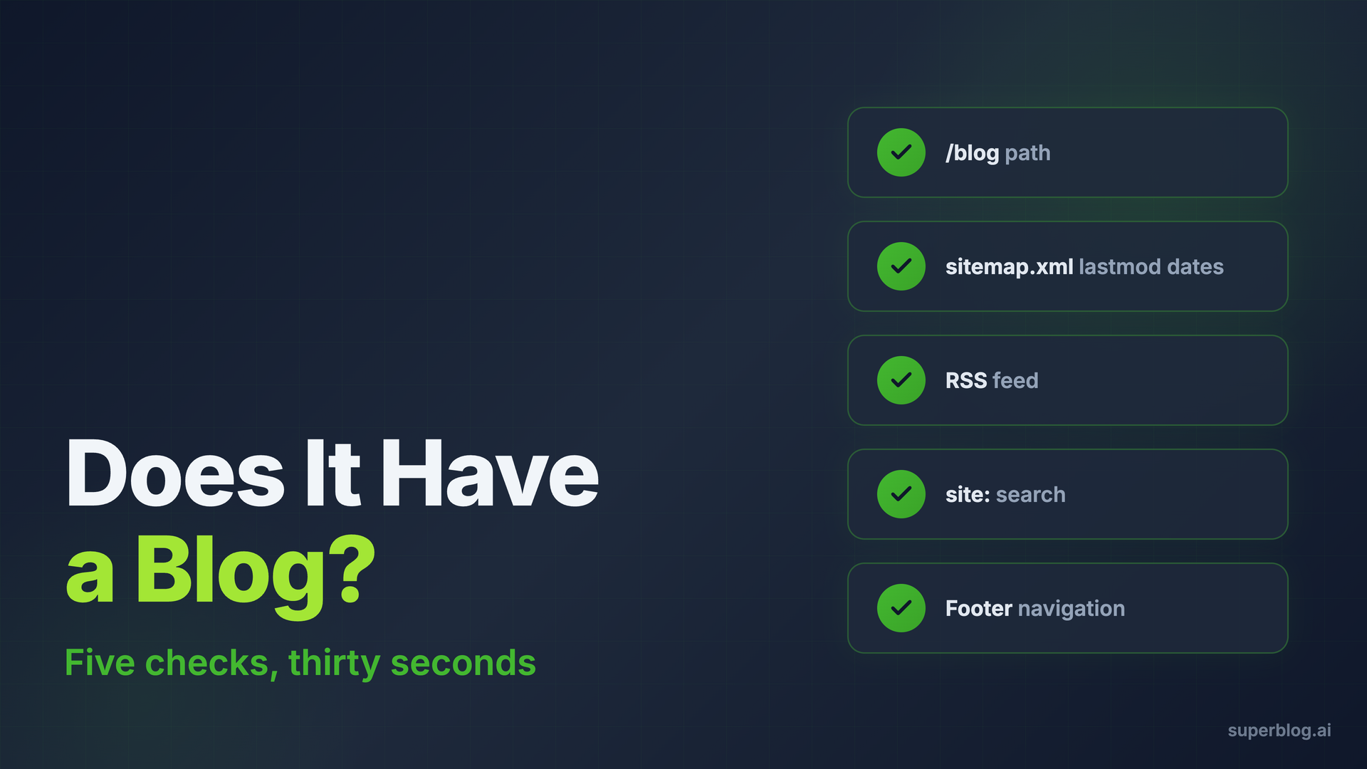 Does That Website Have a Blog? How to Check in 30 Seconds (2026)