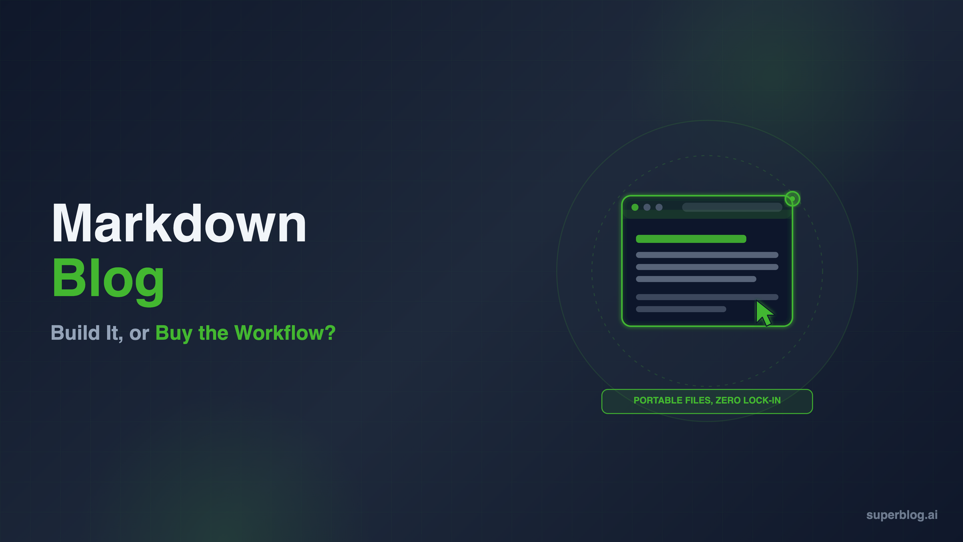 Markdown Blog