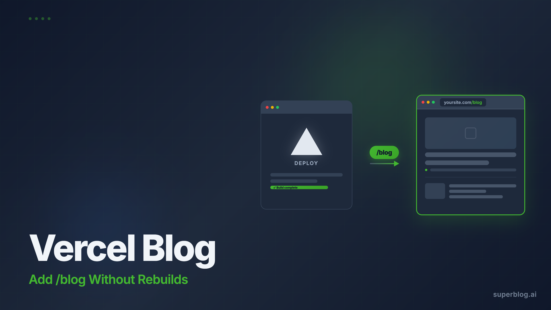 Vercel Blog: How to Add a Managed Blog to Your Vercel Site (2026)