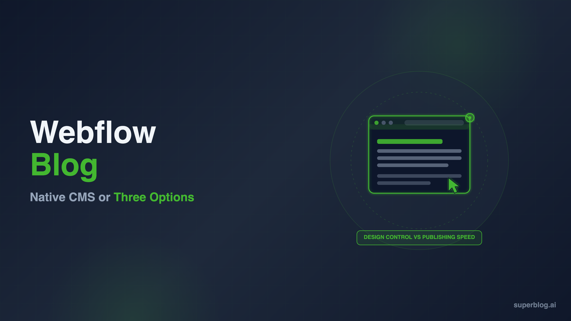 Webflow Blog: Native CMS vs a Faster Setup (2026)