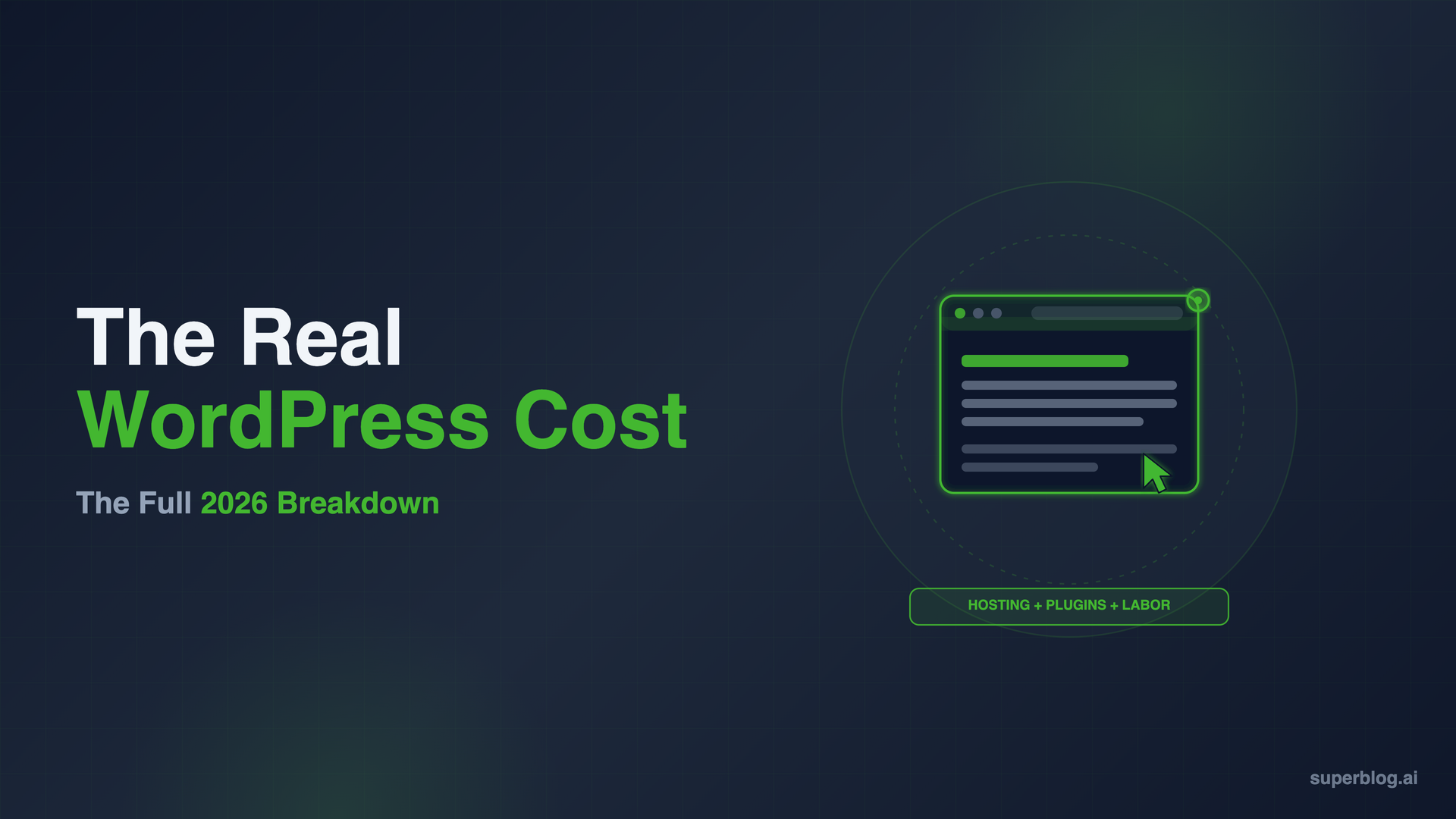 The Real WordPress Cost
