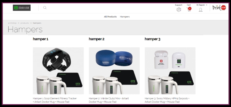 Elektrobit Gifting Portal