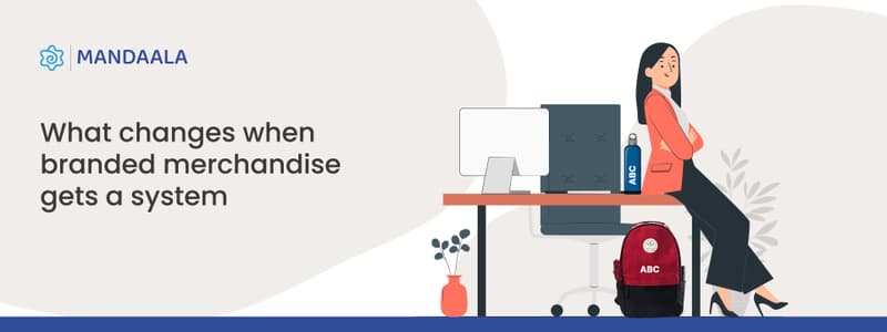 Branded merchandise managed through a single central system