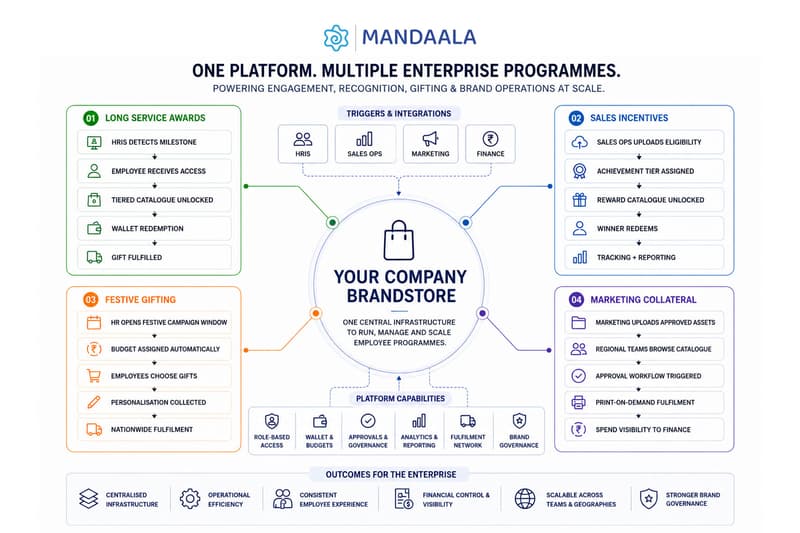 Brandstore platform running long service awards, sales incentives and festive gifting