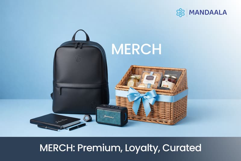 Premium corporate merchandise hamper with backpack, speaker, notebook, and curated gifts designed for employee recognition and engagement in India.