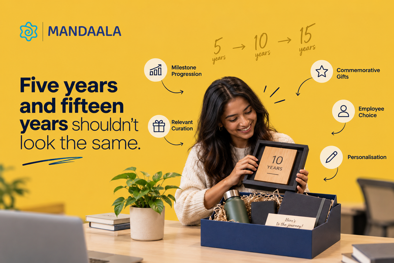 How should you approach tenure-based employee gifting?