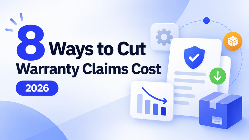 8 Practical Ways to Cut Warranty Claims Cost (2026)