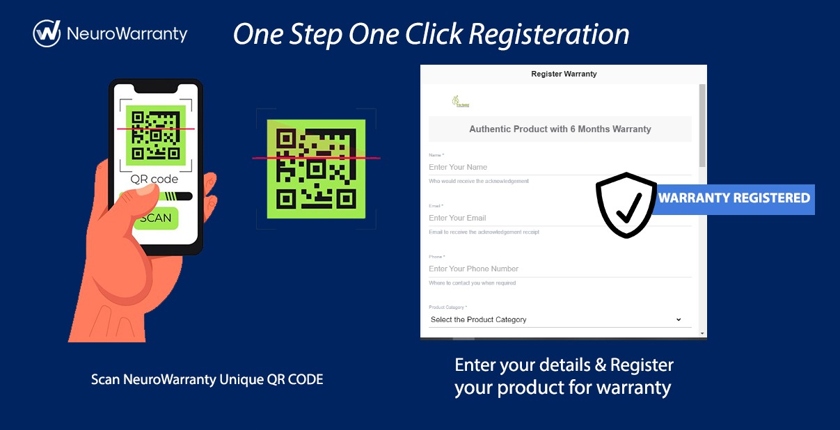 One Step One Click Registeration