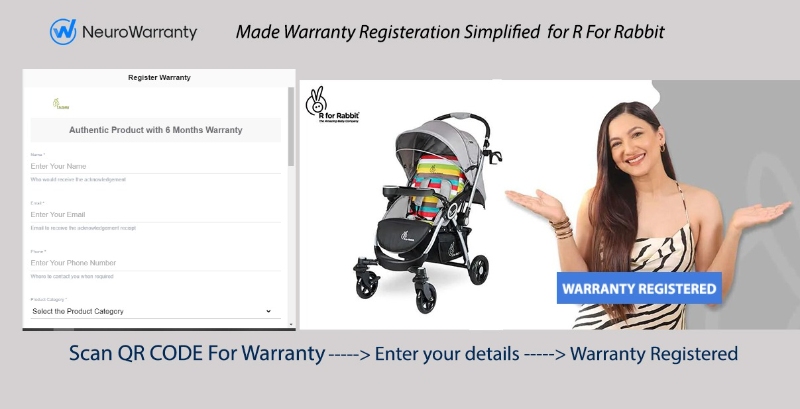 Case Study Warranty registration for R for Rabbit 