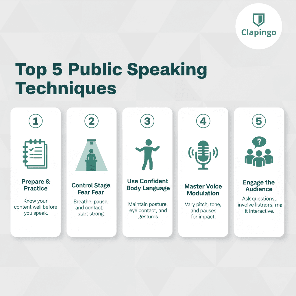 Proven Techniques To Master Public Speaking