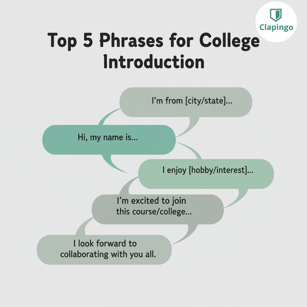 Phrases for College Intros