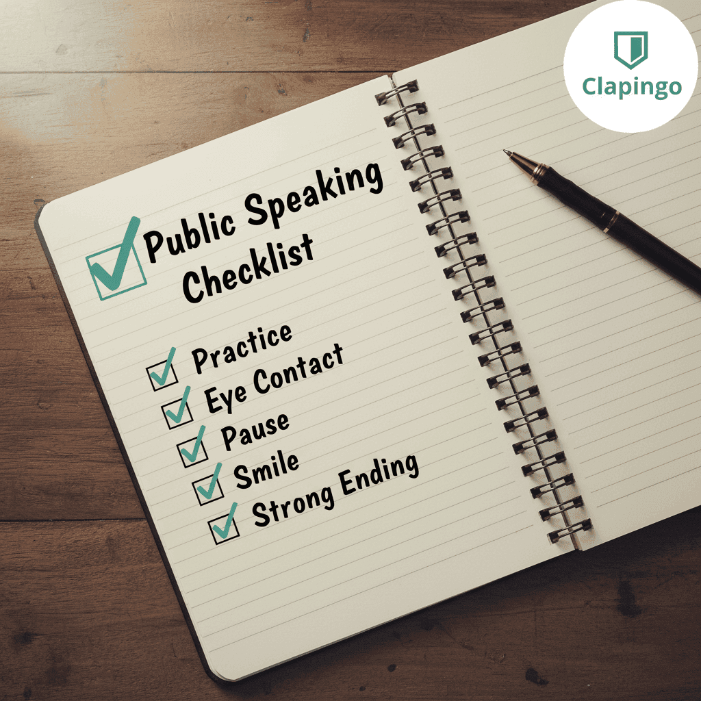 Public Speaking Checklist