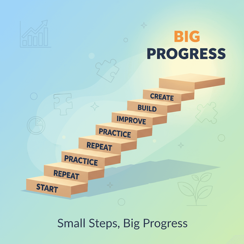 Small Steps, Big Results in Spoken English